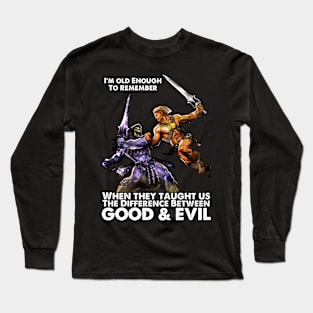 He Man & Skeletor Good and Evil Long Sleeve T-Shirt